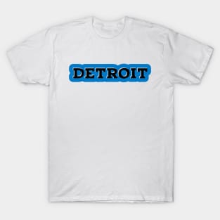 Detroit Blue T-Shirt